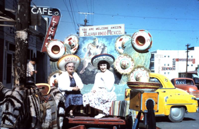 After the donkey show, Tijuana, Mexico, 1960