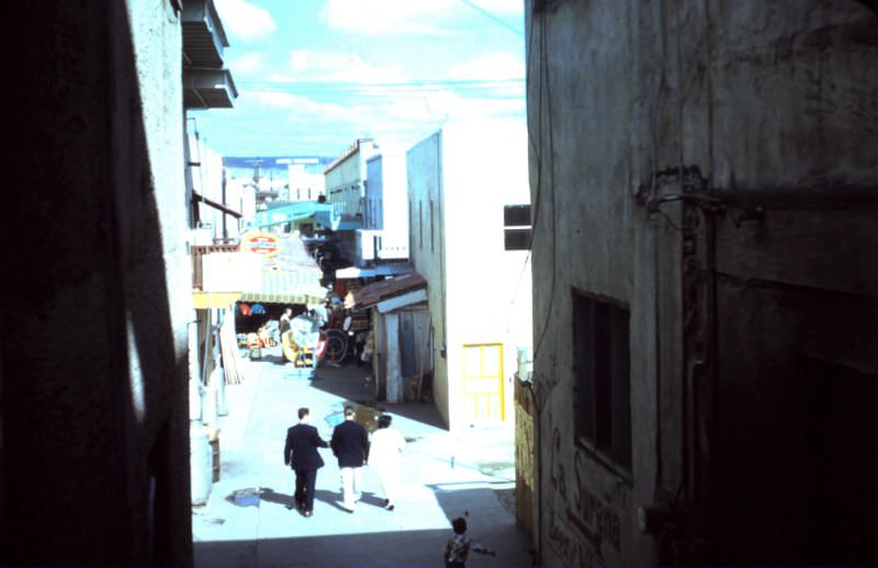 On the way to the donkey show, Tijuana, Mexico, 1968