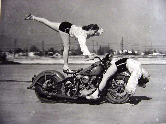 Lexington motorcycle police stunt display