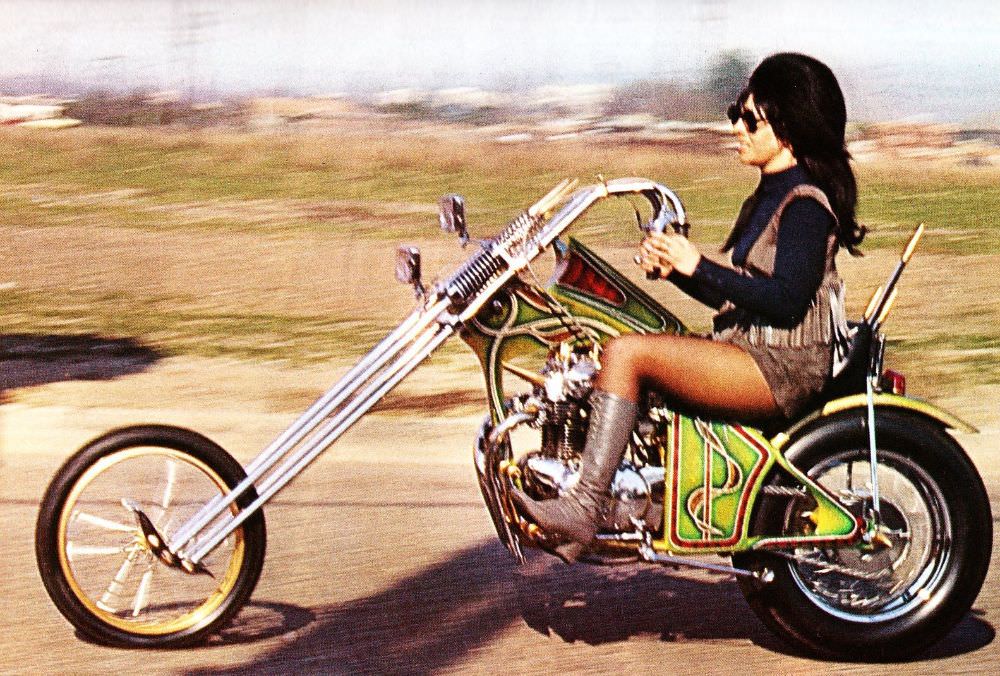 Vintage Photos of Women on Choppers: A Celebration of Passion and Drive