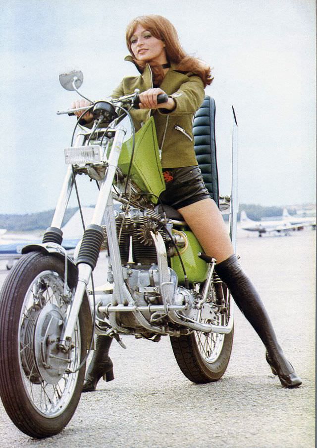 Vintage Photos of Women on Choppers: A Celebration of Passion and Drive