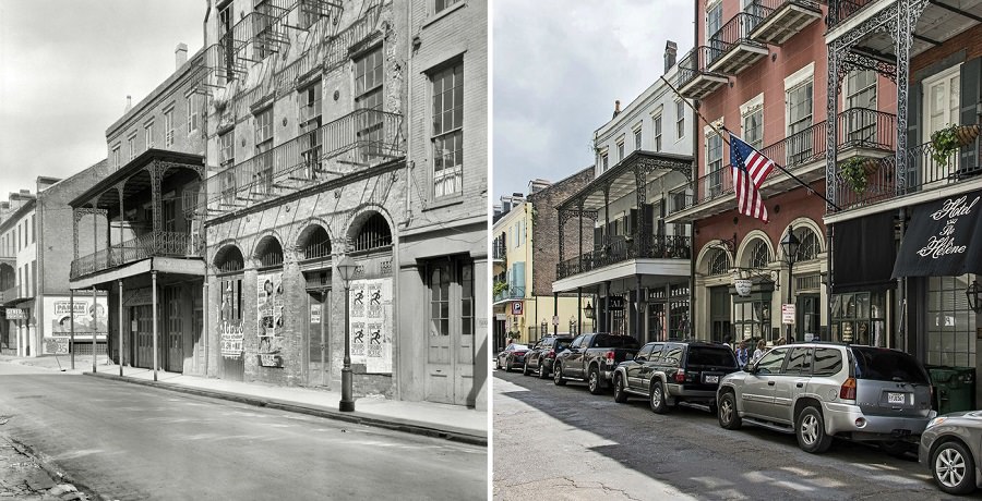 New Orleans then and now