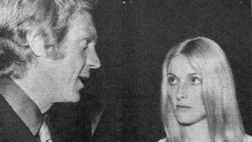 Steve McQueen and Sharon Tate