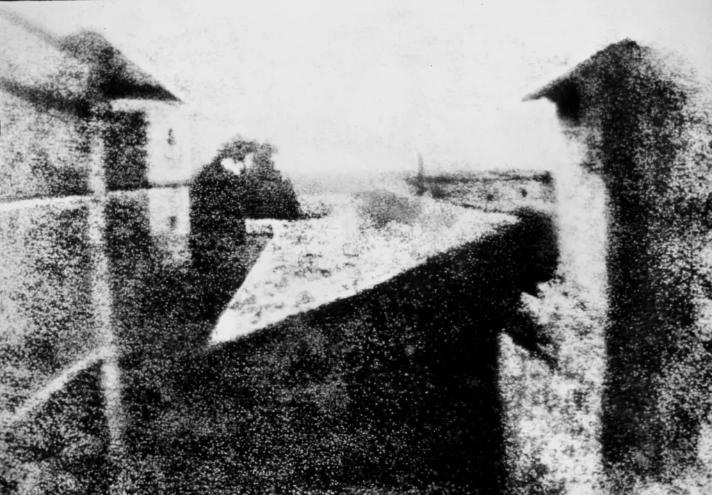 View from a Window at Le Gras: The First Photograph Ever Taken, 1826