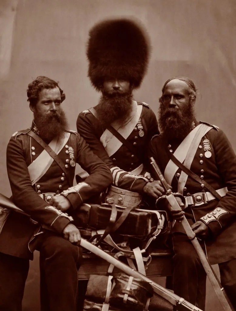 British Army Veterans of the Crimean War, 1856