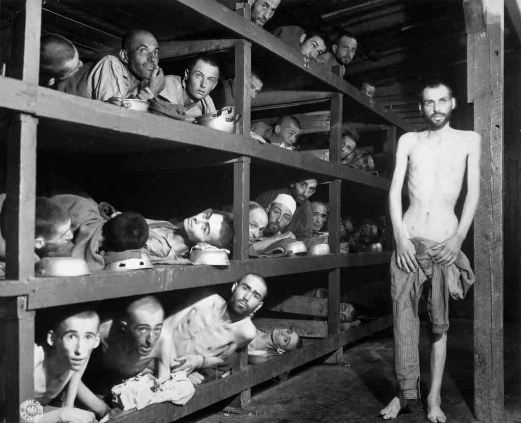 Liberation of Prisoners at Buchenwald Concentration Camp, 1945