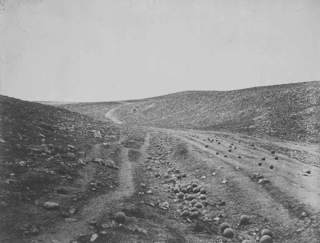 The Valley of the Shadow of Death, 1855