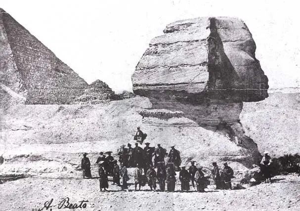 Japanese Samurai in Egypt, 1864