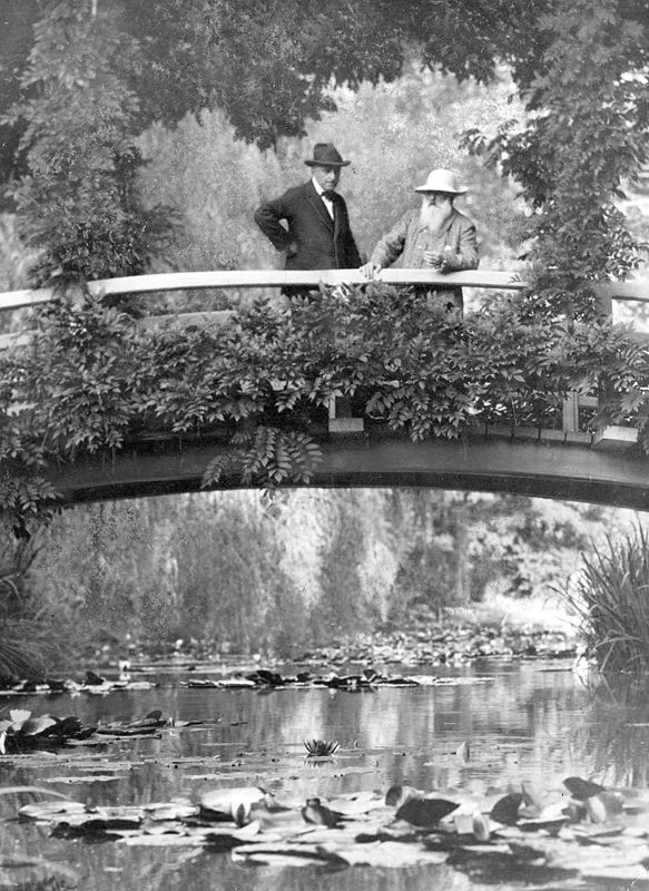 Claude Monet in His Garden at Giverny, 1922