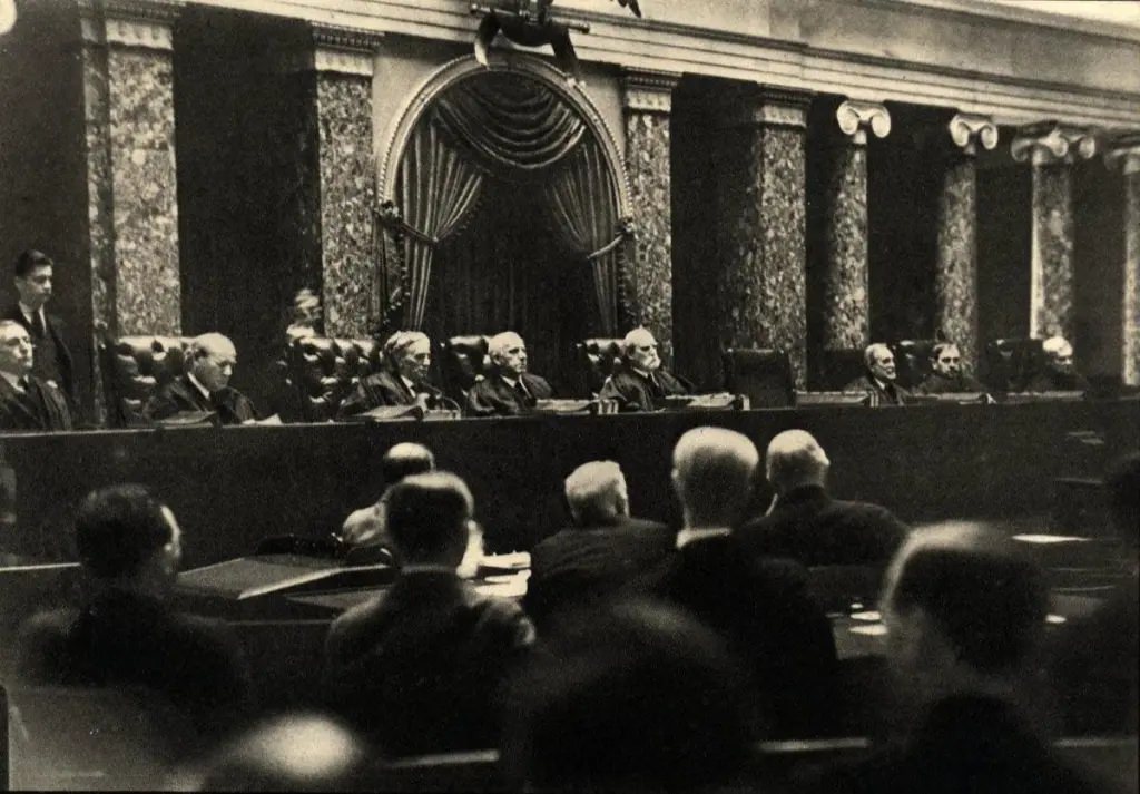 Illegal Photo of the US Supreme Court in Session, 1932