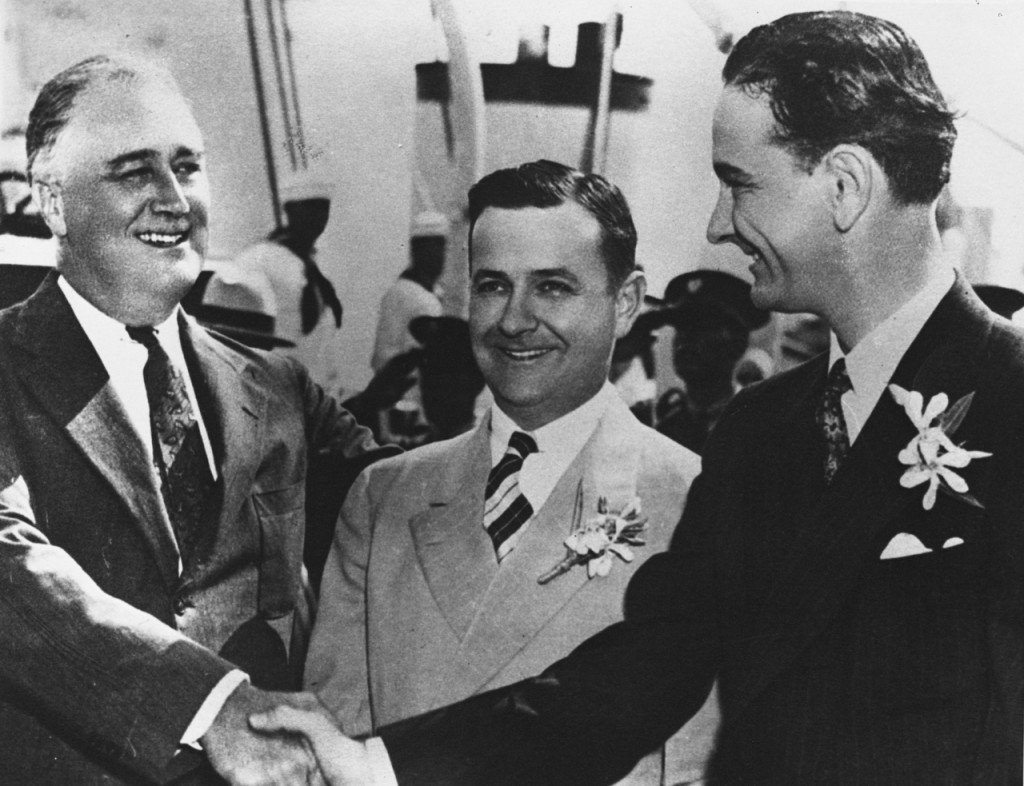 Franklin Roosevelt meets Lyndon Johnson