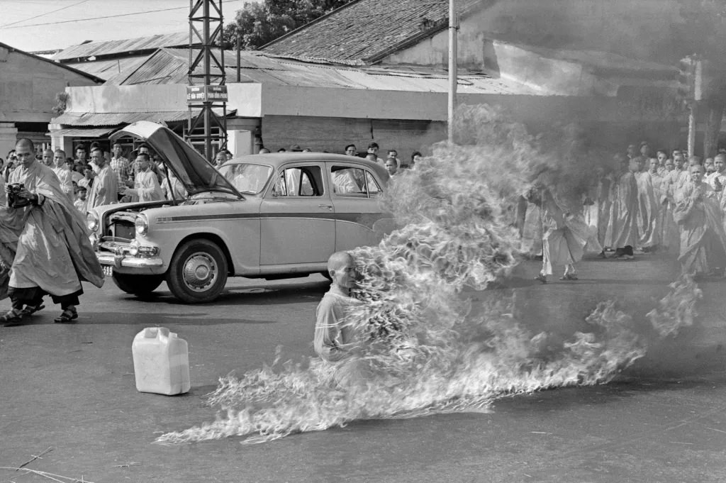 Thích Quảng Đức's Self-Immolation Protest, 1963