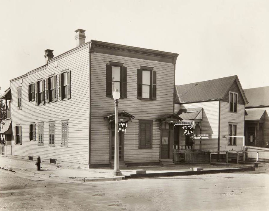 Two houses located at 4401 and 4405 North Florissant Avenue, 1930
