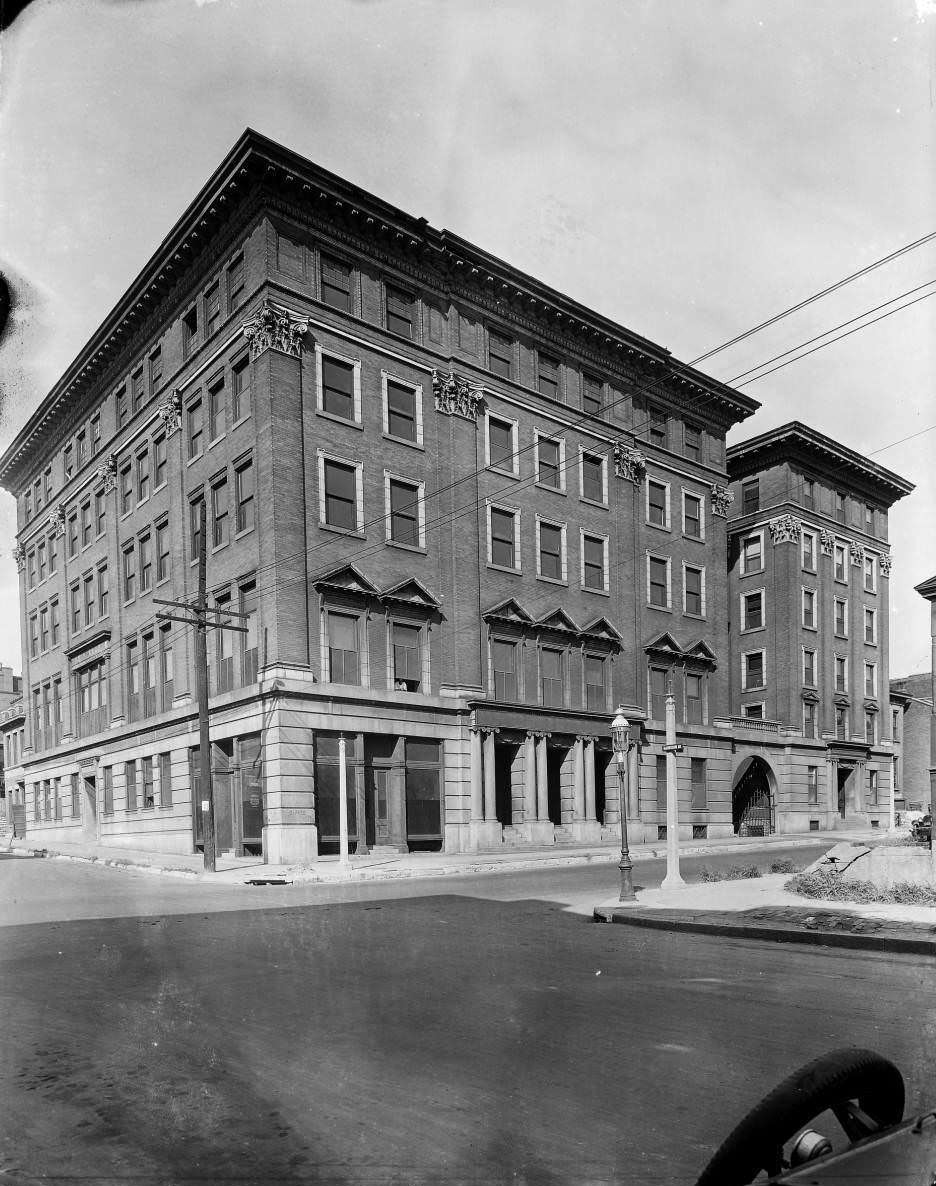 City Hospital No. 2, 2945 Lawton, 1930 - View of the Barnes Medical College building, which was City Hospital No. 2 for African-American patients at the time of this photograph.