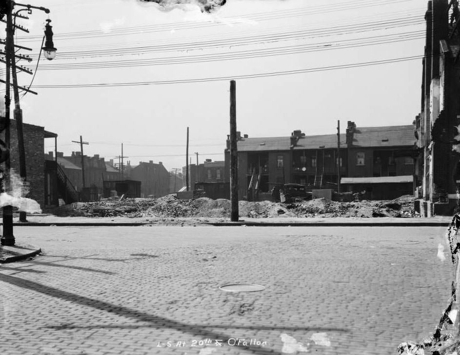 View of L-S at 20th & O'Fallon, 1930