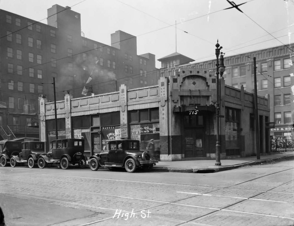 Building at Tucker and Linden St. in downtown St. Louis, 1930