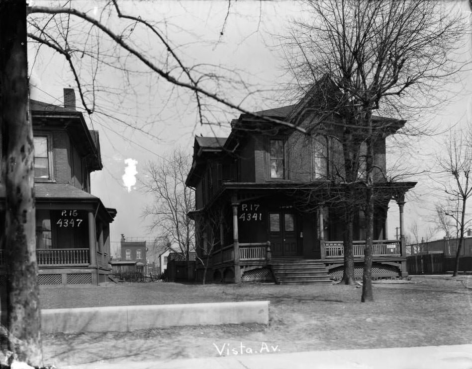 Two buildings at 4341 and 4347 Vista Avenue, 1930