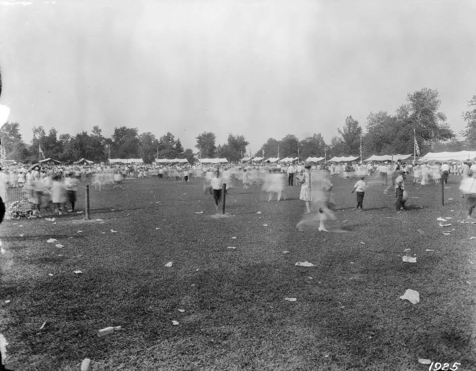 Children on field from Saint Louis Dept. of Streets and Sewers, 1930
