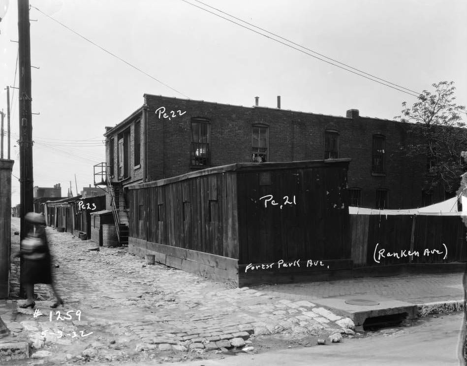 View of Forest Park Ave. (Ranken) from Pc 21-23, 1932.