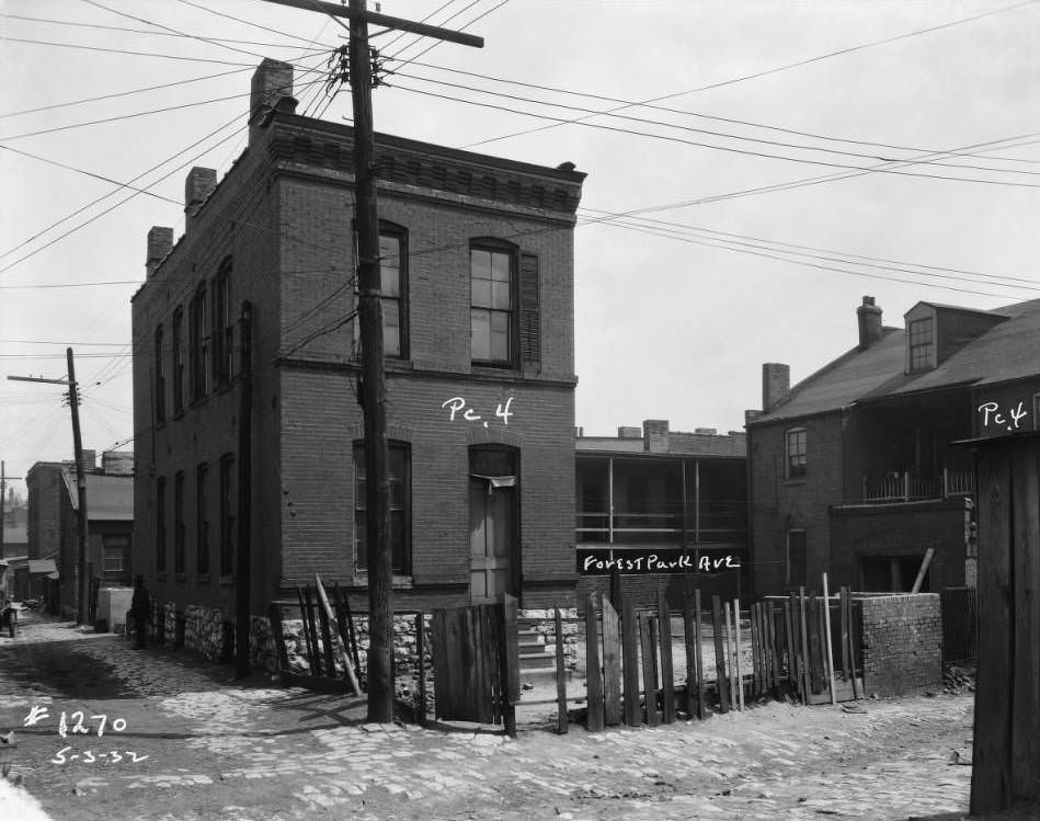 View of Forest Park Ave. from Pc. 4, 1932.