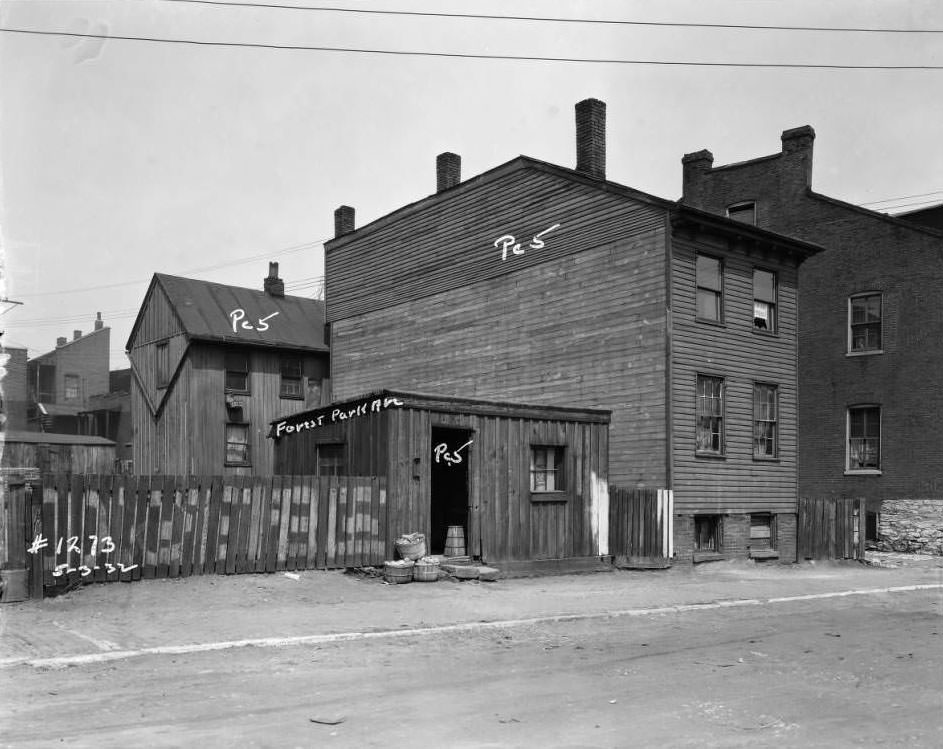 View of Forest Park Ave. from Pc. 5, 1932.