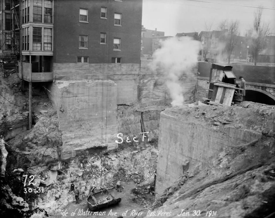 Waterman Ave. at River Des Peres in 1931.