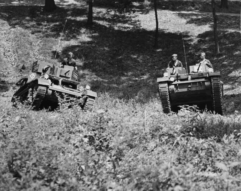 Tanks in Field #2 in 1939.