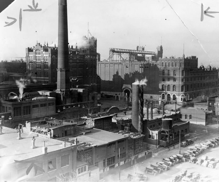 Anheuser-Busch Brewery in Saint Louis, Missouri, 1930