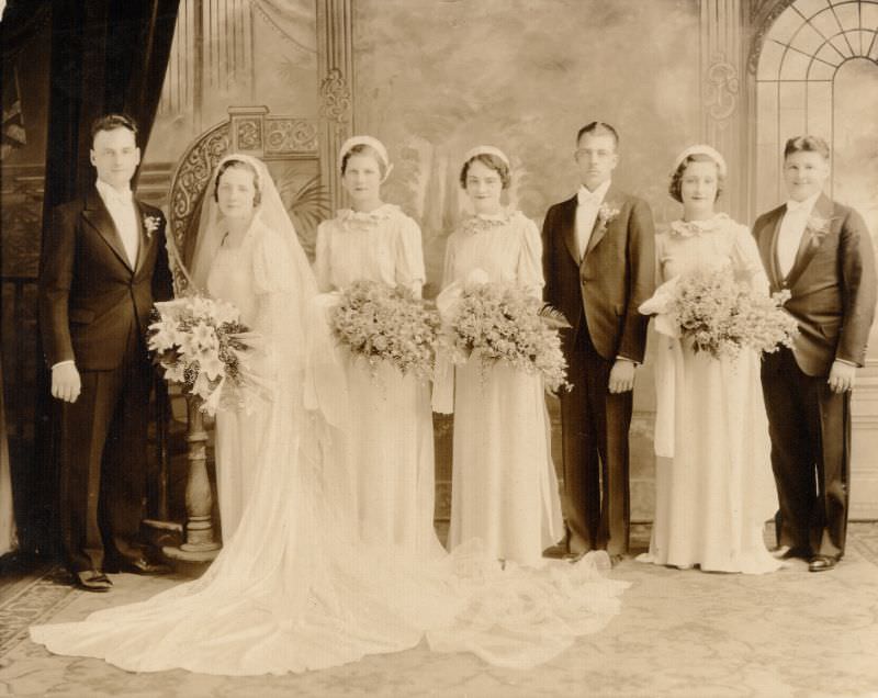 The 1930s Wedding Dresses and their Timeless Styles - A Pictorial Walk Down the Aisle