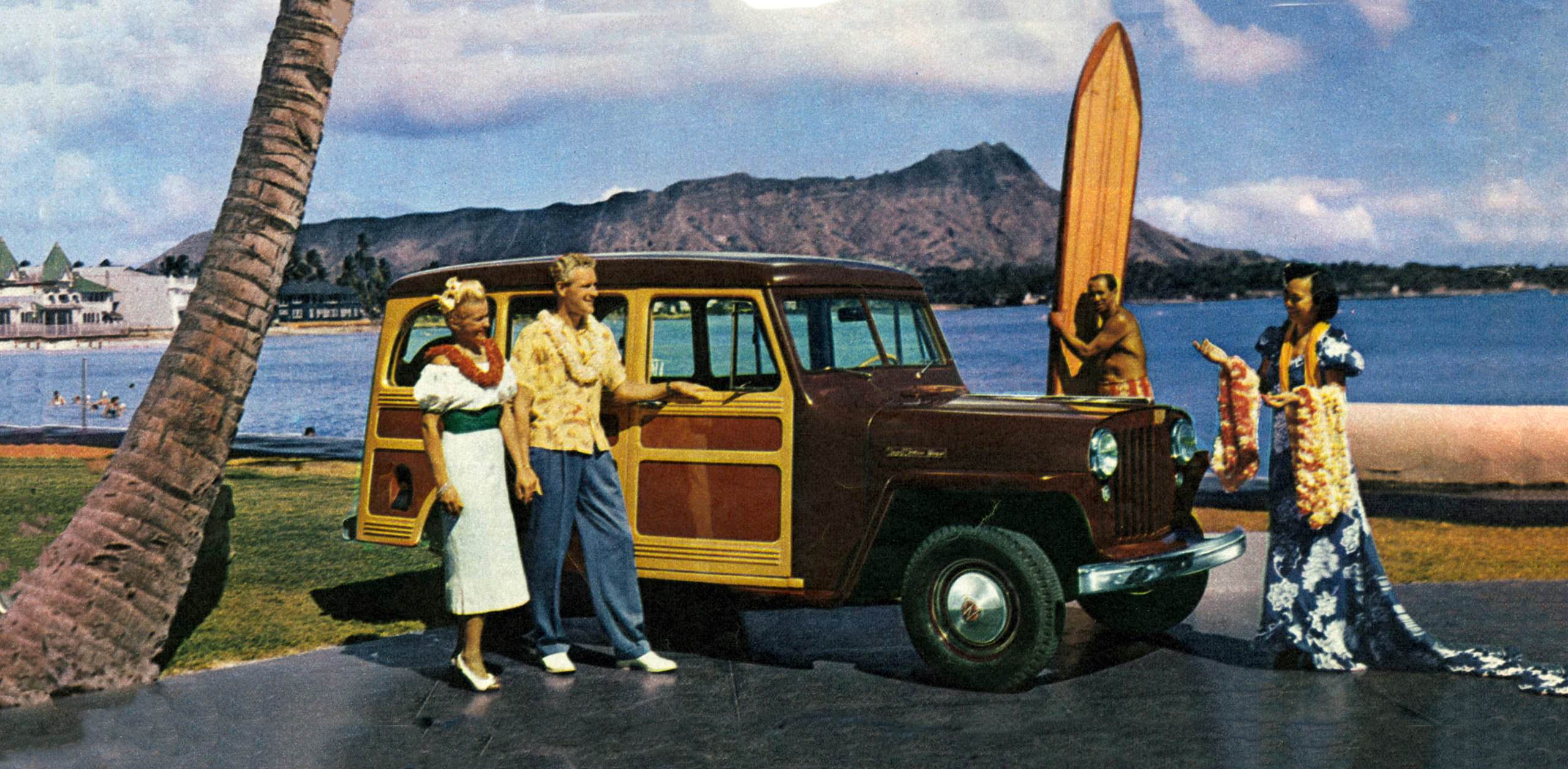 The Iconic 1949 Willys Jeep Station Wagon: Driving Back in Time with Vintage Adverts