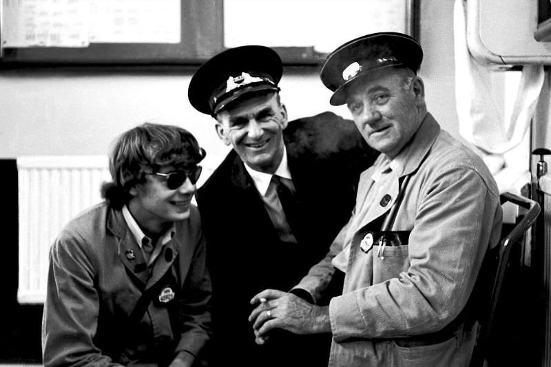 The staff rest room, Paignton bus station, 1970