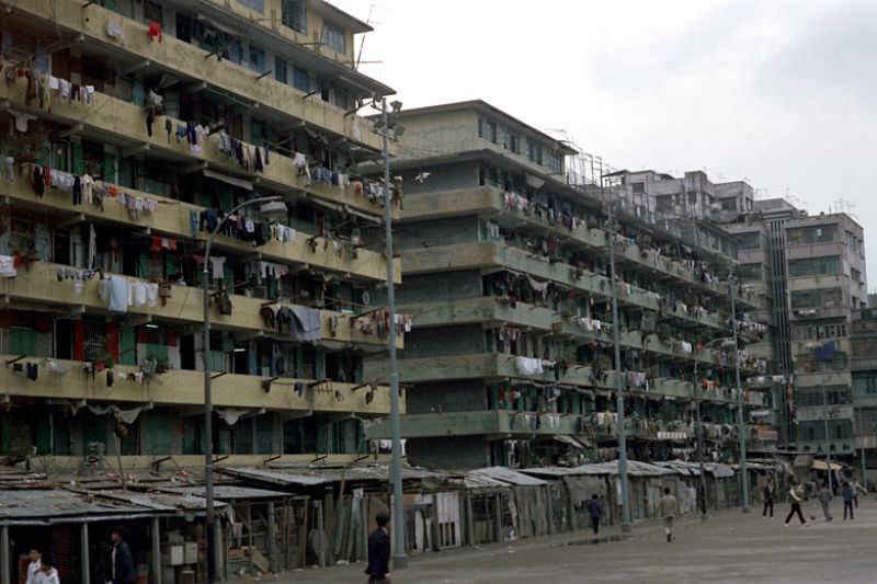 Public housing estate, Hong Kong, 1972