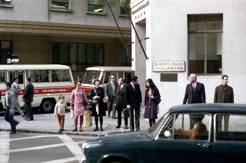 Queen's Road Central, Hong Kong, 1972