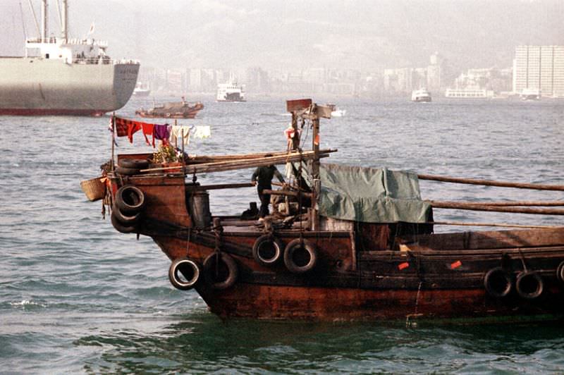 Victoria Harbour, Hong Kong, 1972