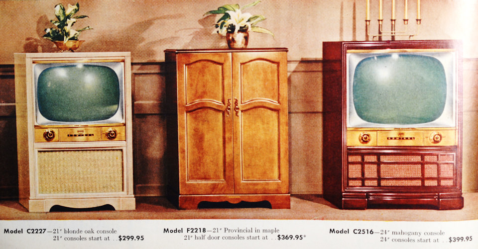 Vintage Ads of Admiral Televisions From the 1950s