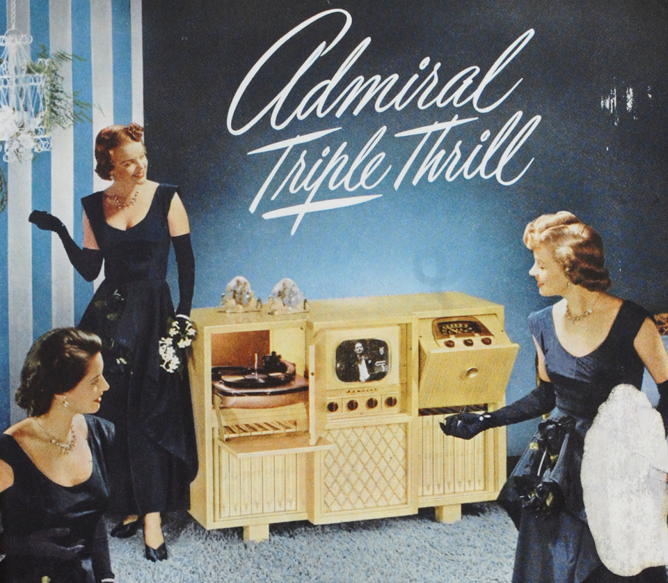 Vintage Ads of Admiral Televisions From the 1950s