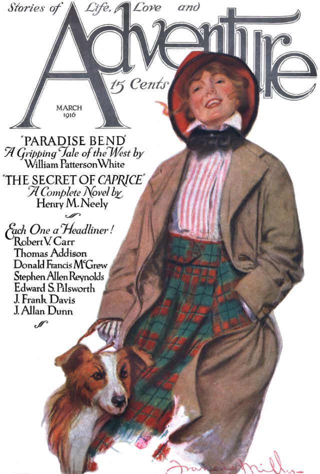 Adventure cover, March 1916