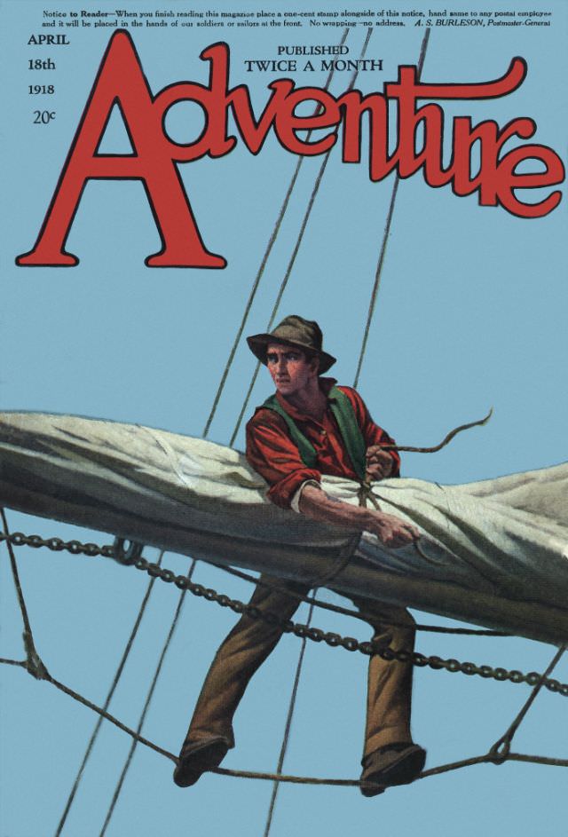 Adventure cover, April 18, 1918