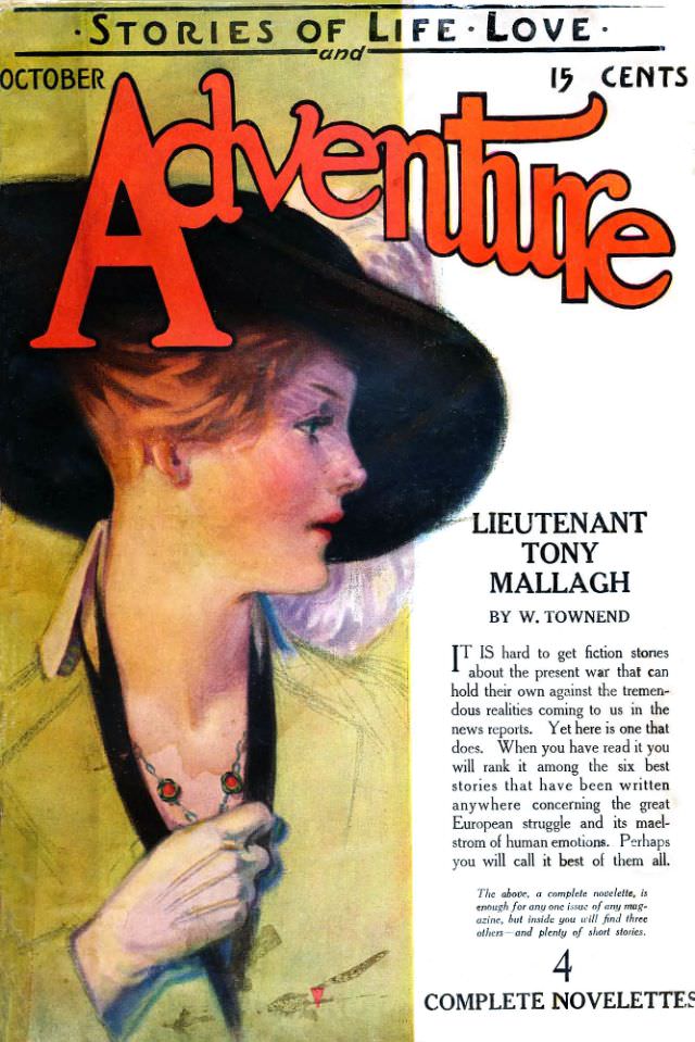 Adventure cover, October 1915