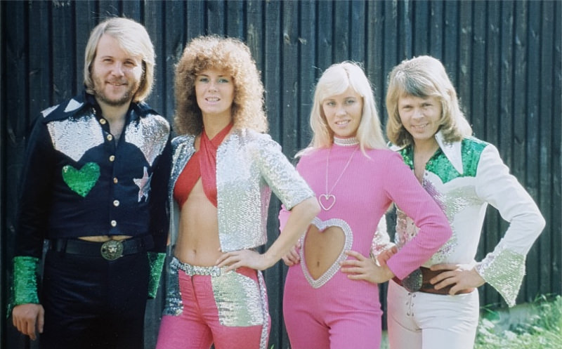 Agnetha Fältskog's Iconic Pink Heart Jumpsuit: A Nostalgic Blast from ABBA's Past