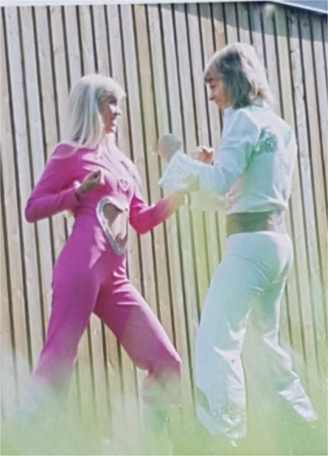 Agnetha Fältskog's Iconic Pink Heart Jumpsuit: A Nostalgic Blast from ABBA's Past