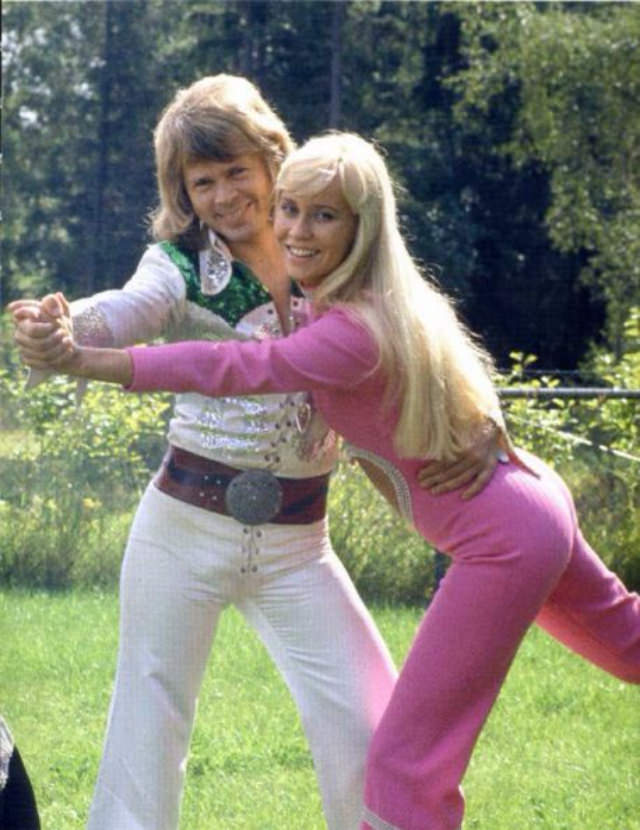 Agnetha Fältskog's Iconic Pink Heart Jumpsuit: A Nostalgic Blast from ABBA's Past