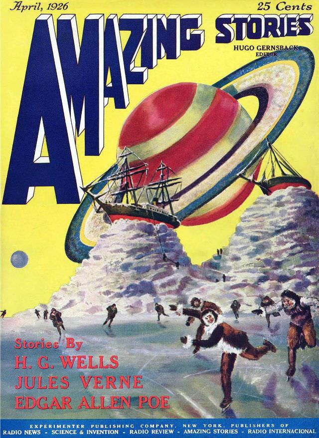Amazing Stories cover, April 1926
