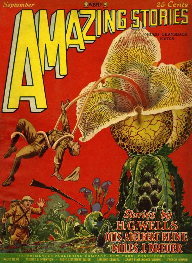 Amazing Stories cover, September 1927