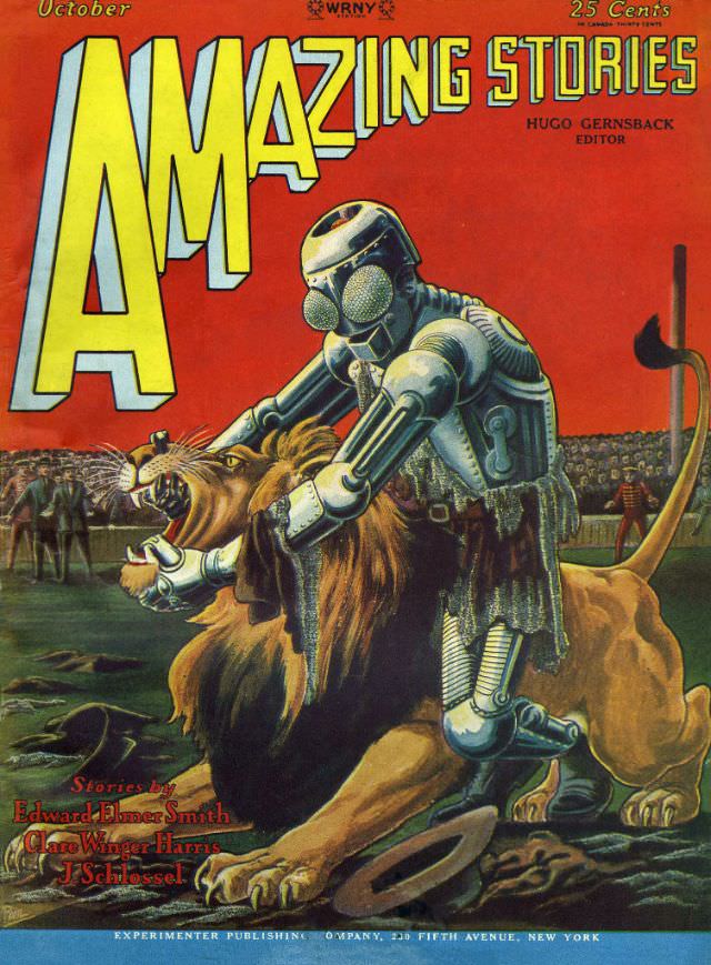 Amazing Stories cover, October 1928