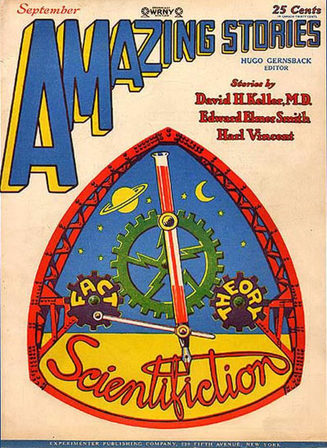 Amazing Stories cover, September 1928