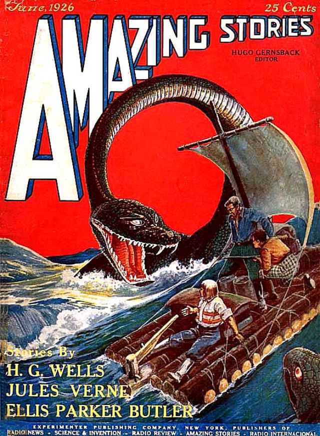 Amazing Stories cover, June 1926