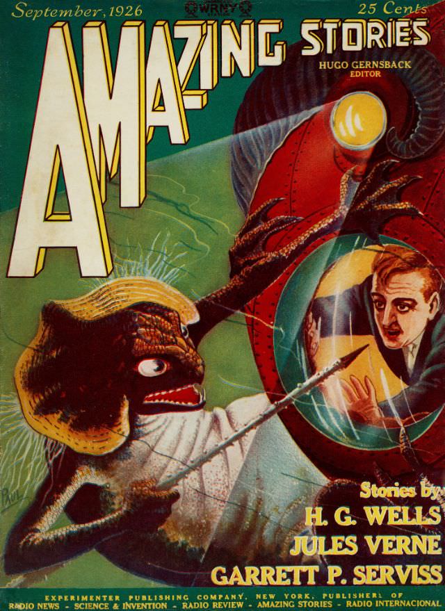 Amazing Stories cover, September 1926