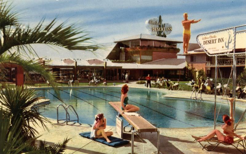 Wilbur Clark's Desert Inn swimming pool, Las Vegas, Nevada