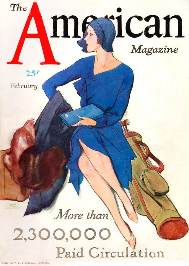 The American Magazine cover, February 1930